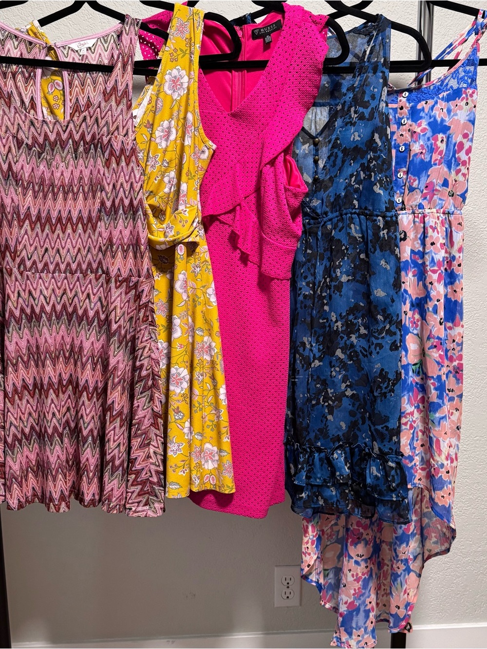 Lot of dresses, juniors, Candie’s, Guess, Converse